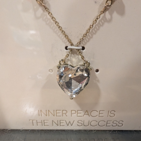 RACHEL Rachel Roy Gold Heart Necklace Set - Picture 2 of 4